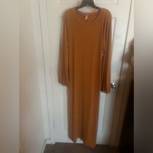 Burnt orange dress